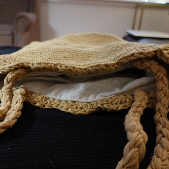 Crochet Bucket Shoulder Bag (NWT) - Picture 8 of 13